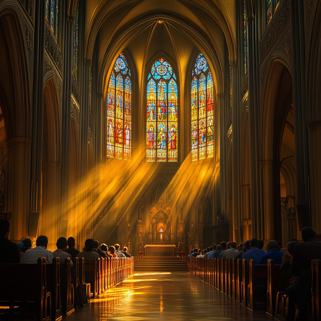 Imagem representativa da Igreja Católica na história