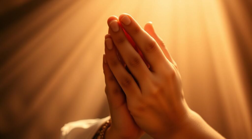oração e conexão espiritual