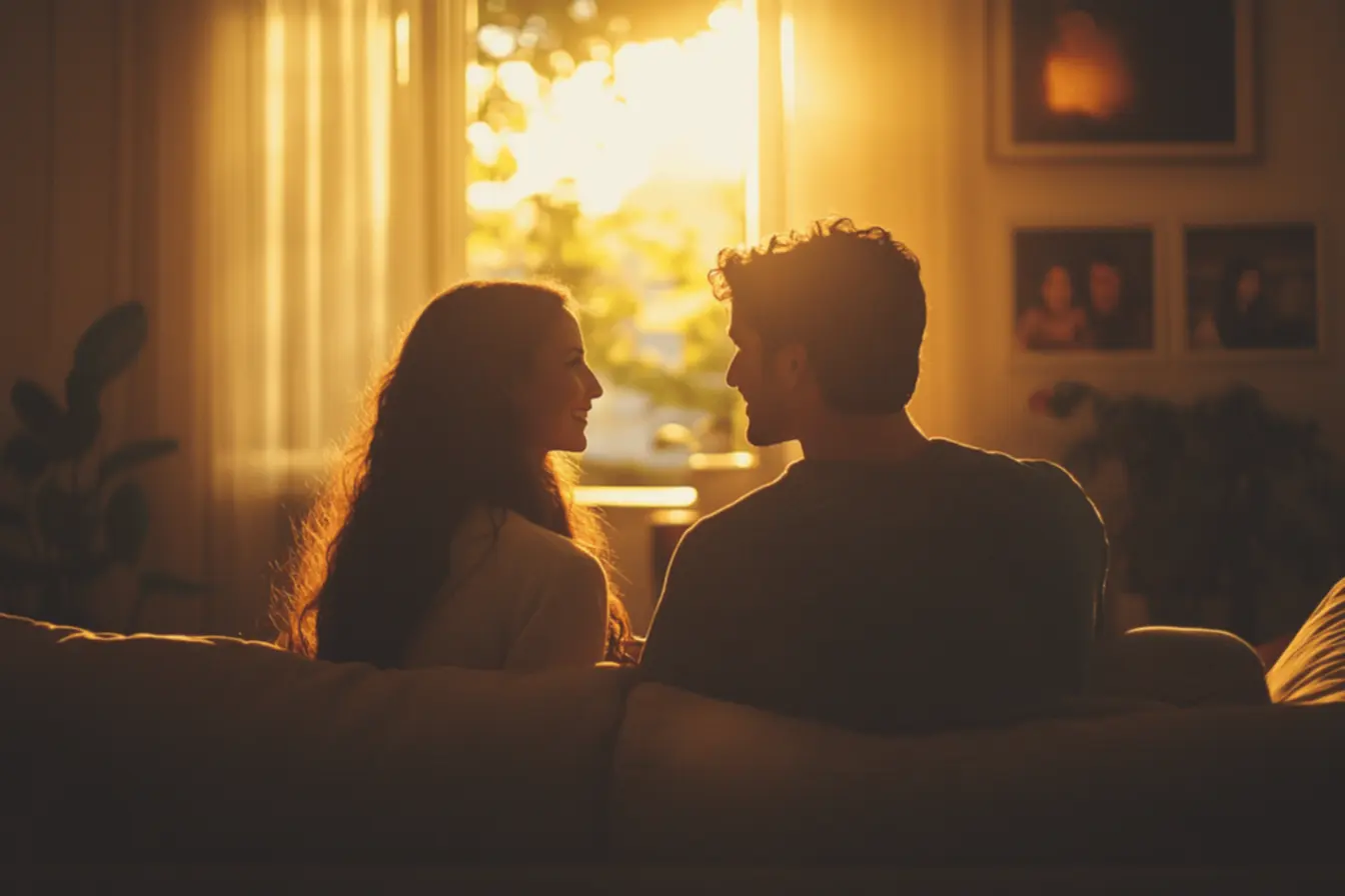 Casal em oração