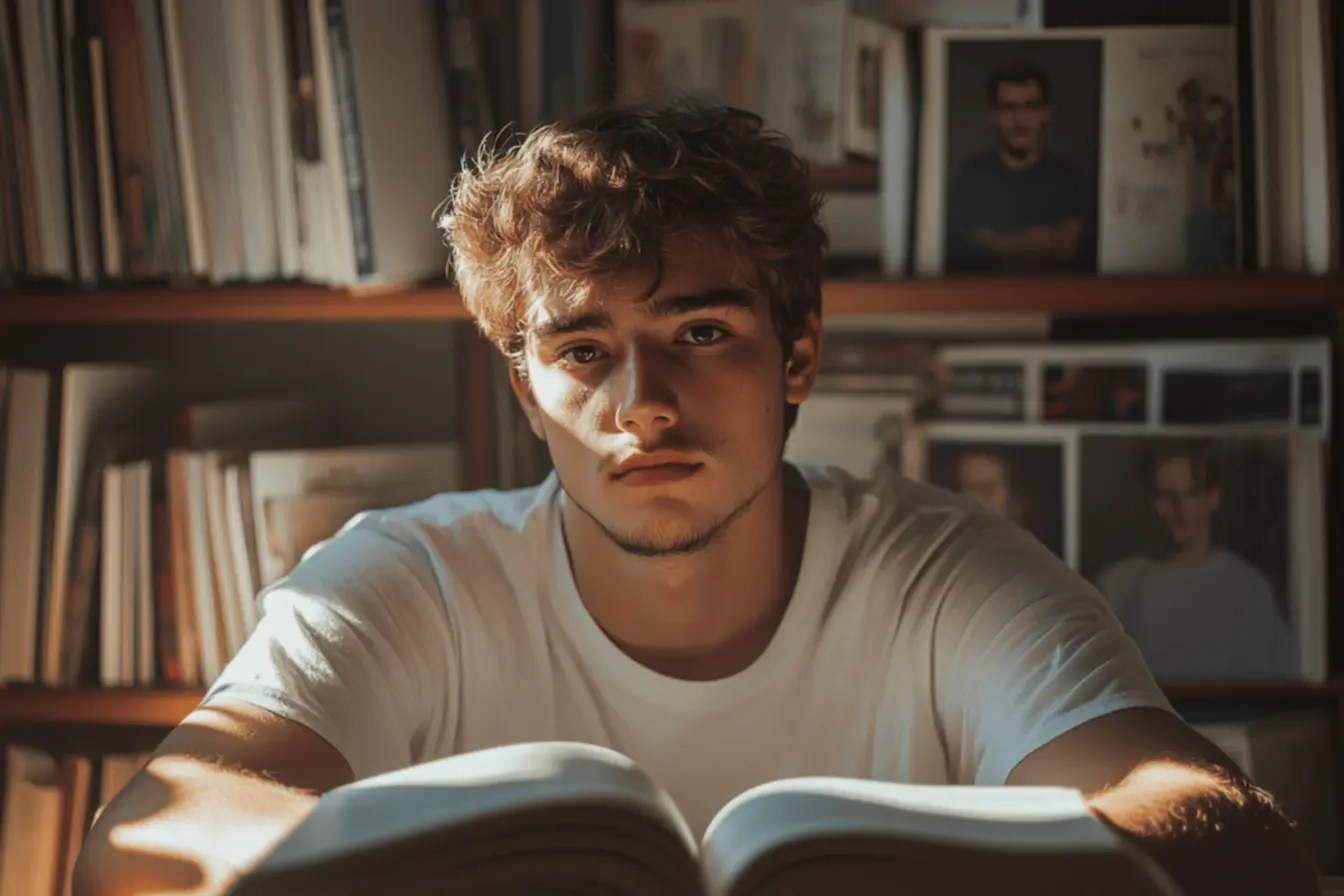 Momento de oração antes da leitura