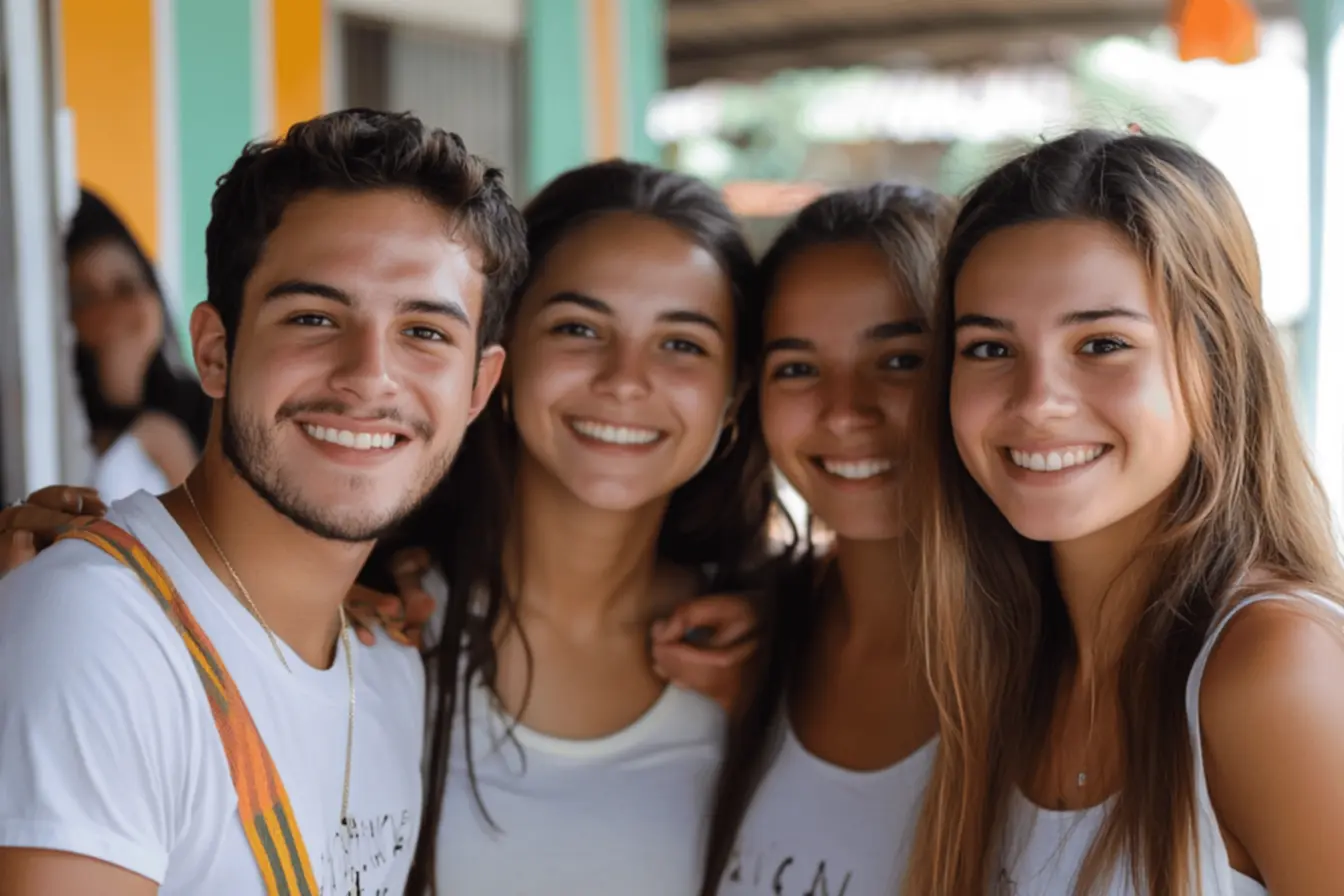 Jovens participando do Projeto Esperança