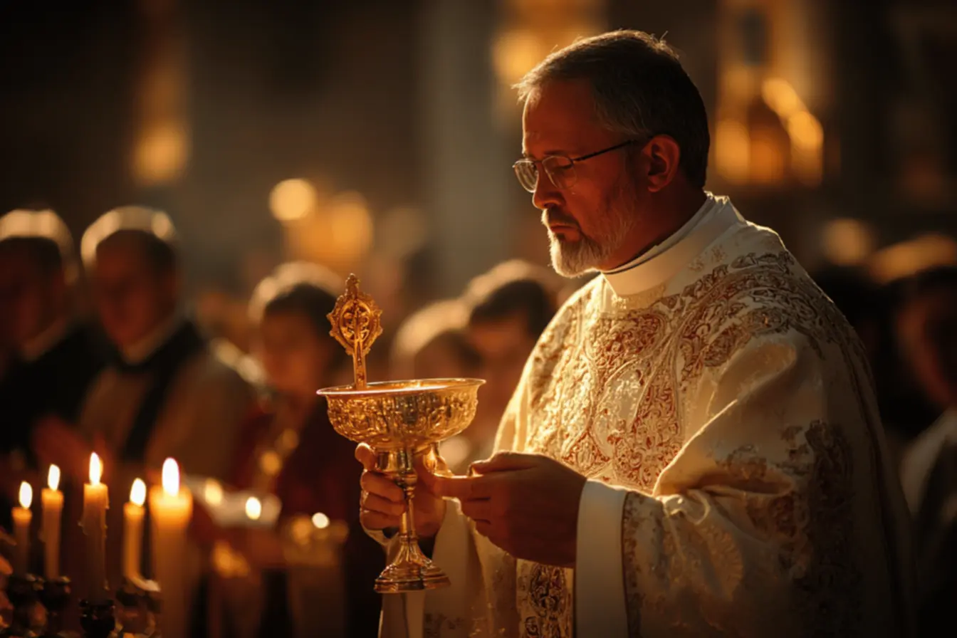 Cálice na liturgia da Igreja