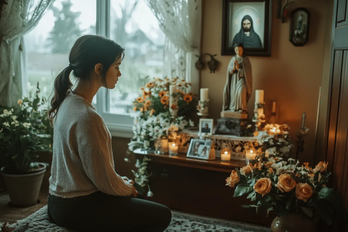Espaço sagrado para oração