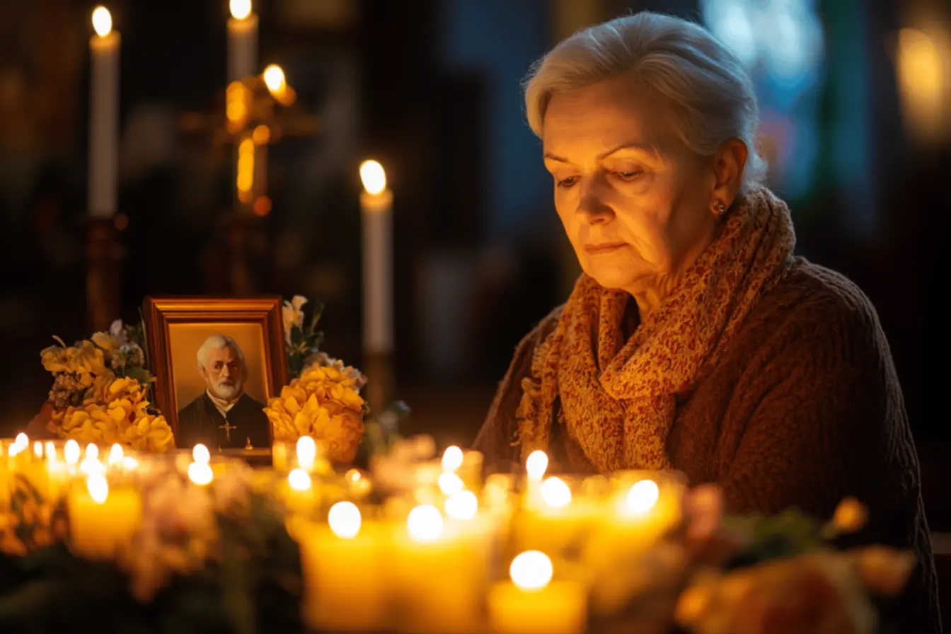 Acender velas em memória