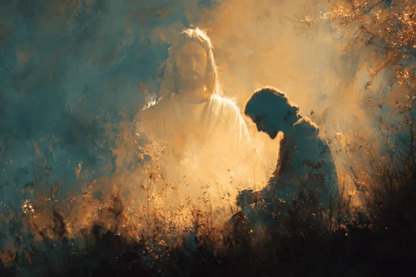 Sanguíneo em oração