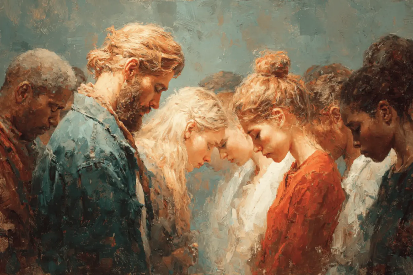 Imagem de oração e intercessão