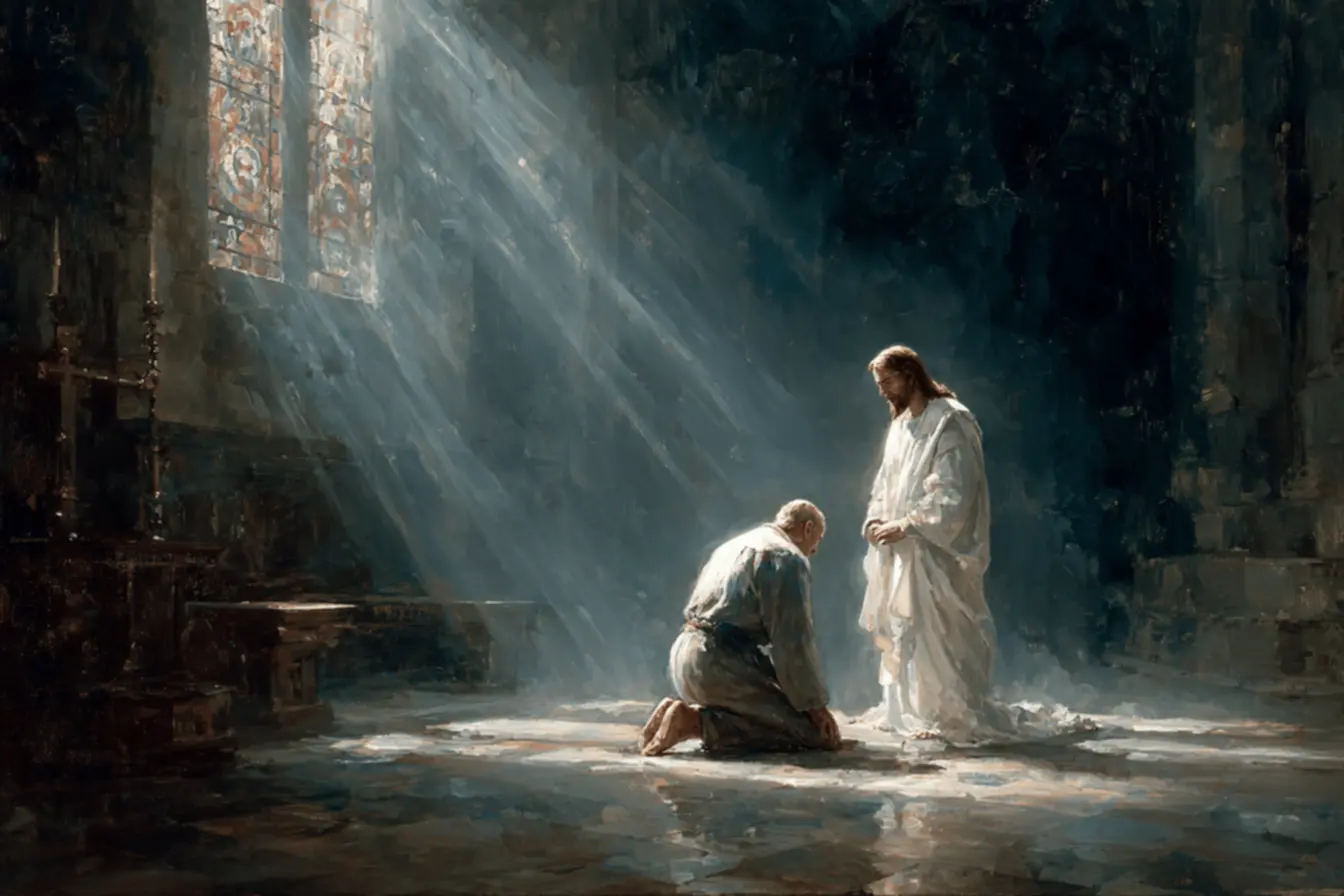 Imagem ilustrativa sobre o peso do pecado