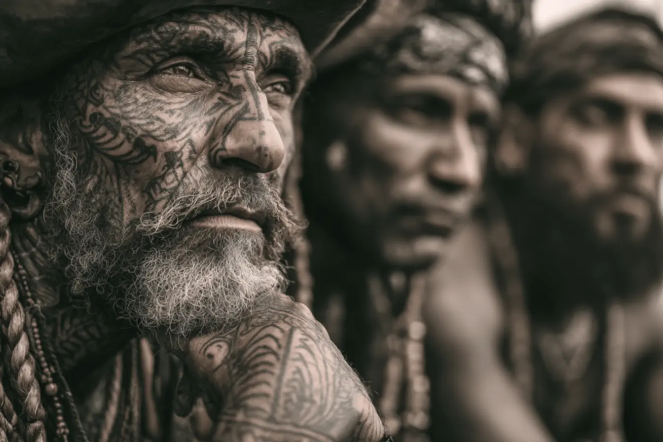 Uma mulher rezando, com um terço, simbolizando a fé e o que a bíblia diz sobre tatuagens