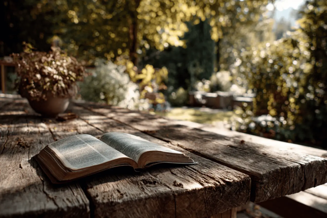 Mulher rezando com Rosário, simbolizando a proteção do Salmo 35 católico