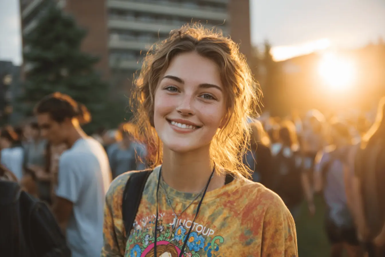Camiseta com símbolo religioso