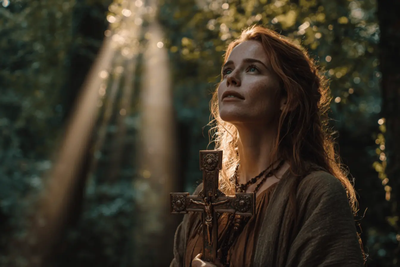 Esperança renascente simbolizada pela Cruz