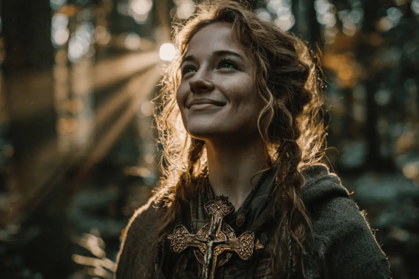 Representação do Crucifixo e o amor sacrificial