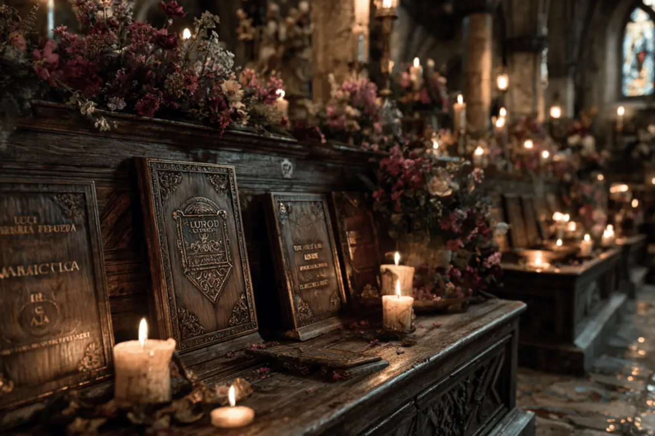 Pequenas mãos segurando um rosário, destacando a espiritualidade por trás dos nomes católicos femininos.