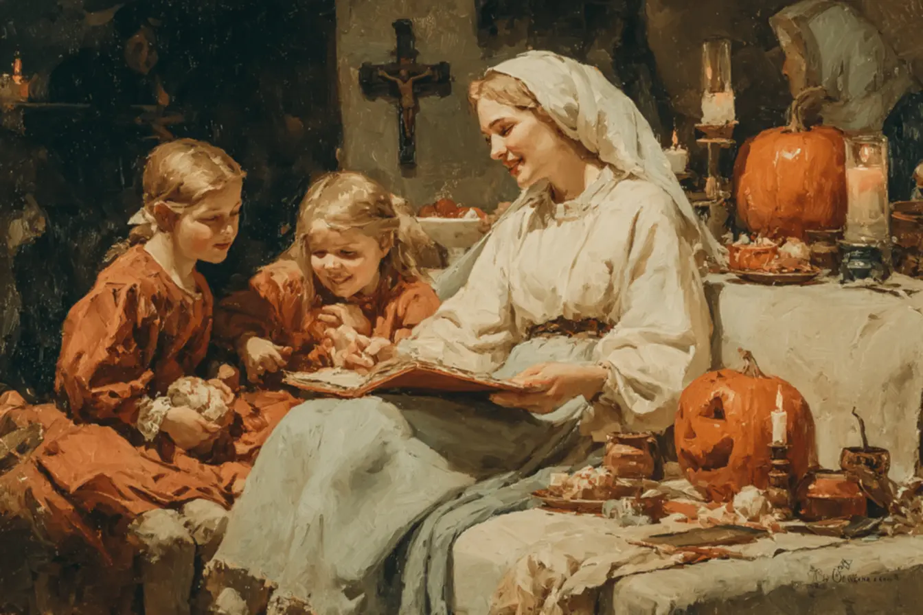 Representação de santos que nos inspiram