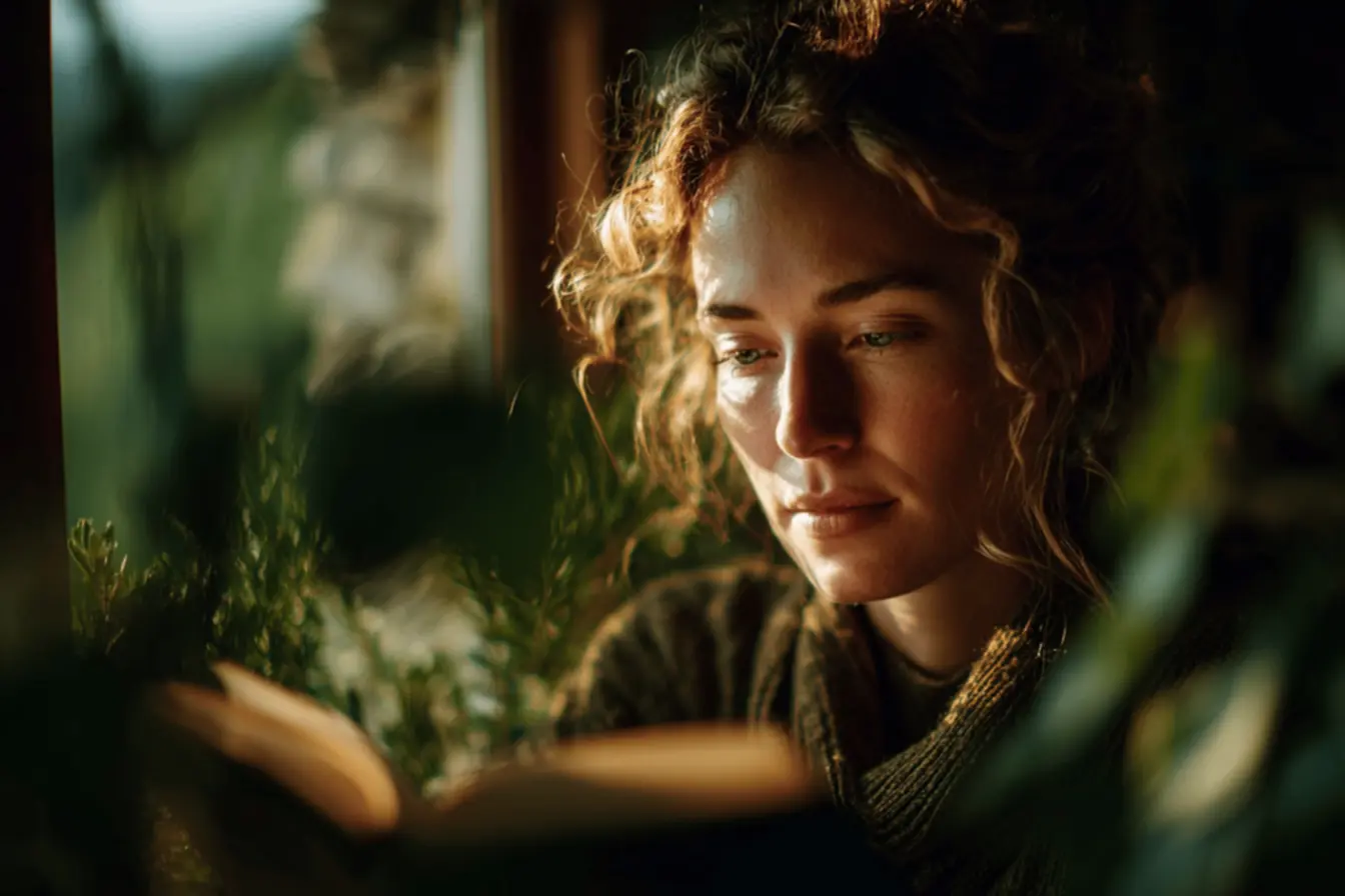 Bíblia Católica em mãos