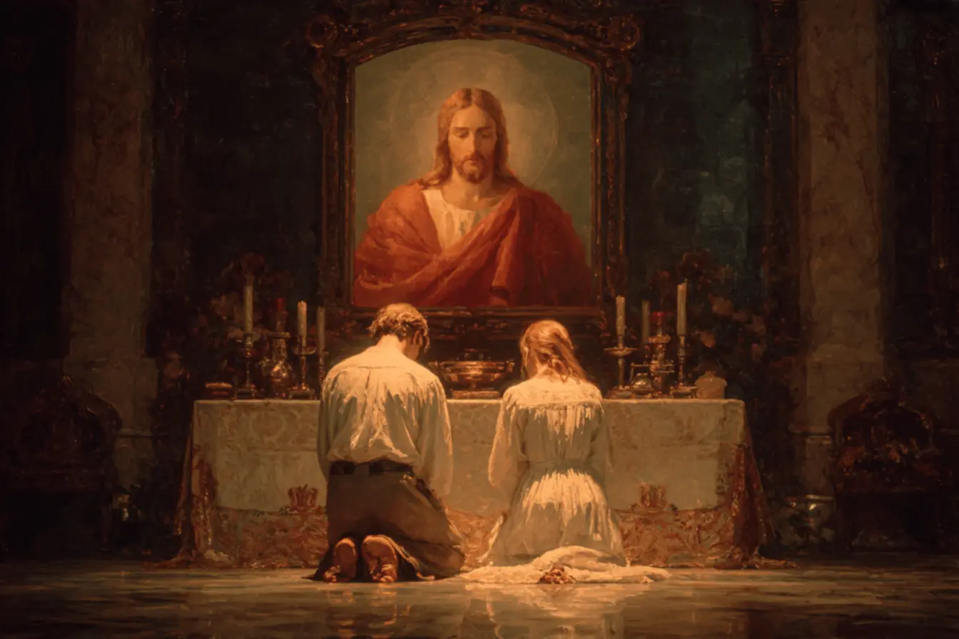 Rezar o Rosário em casal