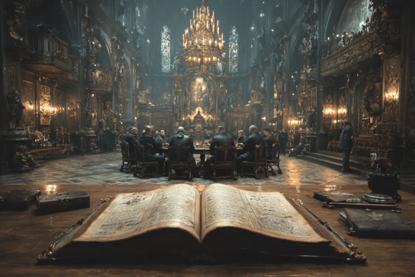 Uma mulher em reflexão sobre o que a bíblia diz sobre as tatuagens, buscando clareza na fé católica.