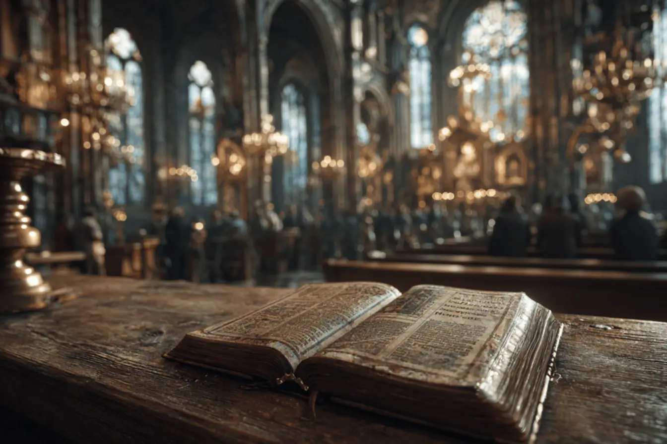 Uma pessoa orando e buscando discernimento sobre o que a bíblia diz sobre as tatuagens, com foco na honra ao corpo como templo.