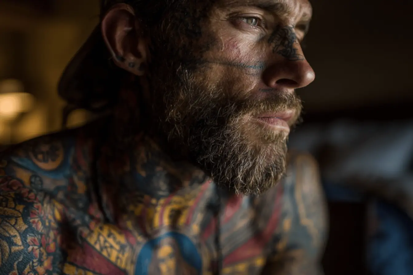 Exemplo de tatuagem significativa.