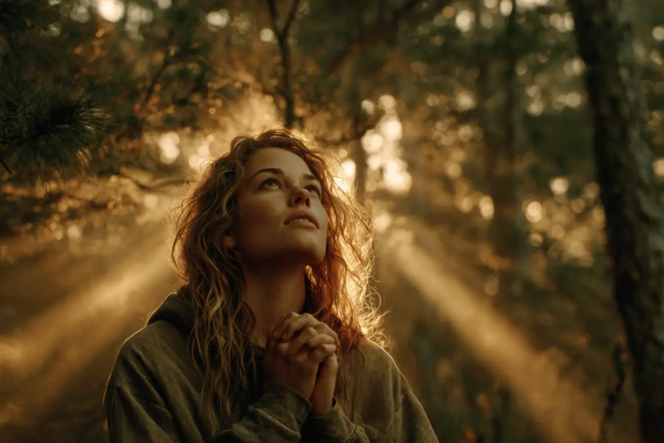 Amor divino simbolizando proteção e cuidado