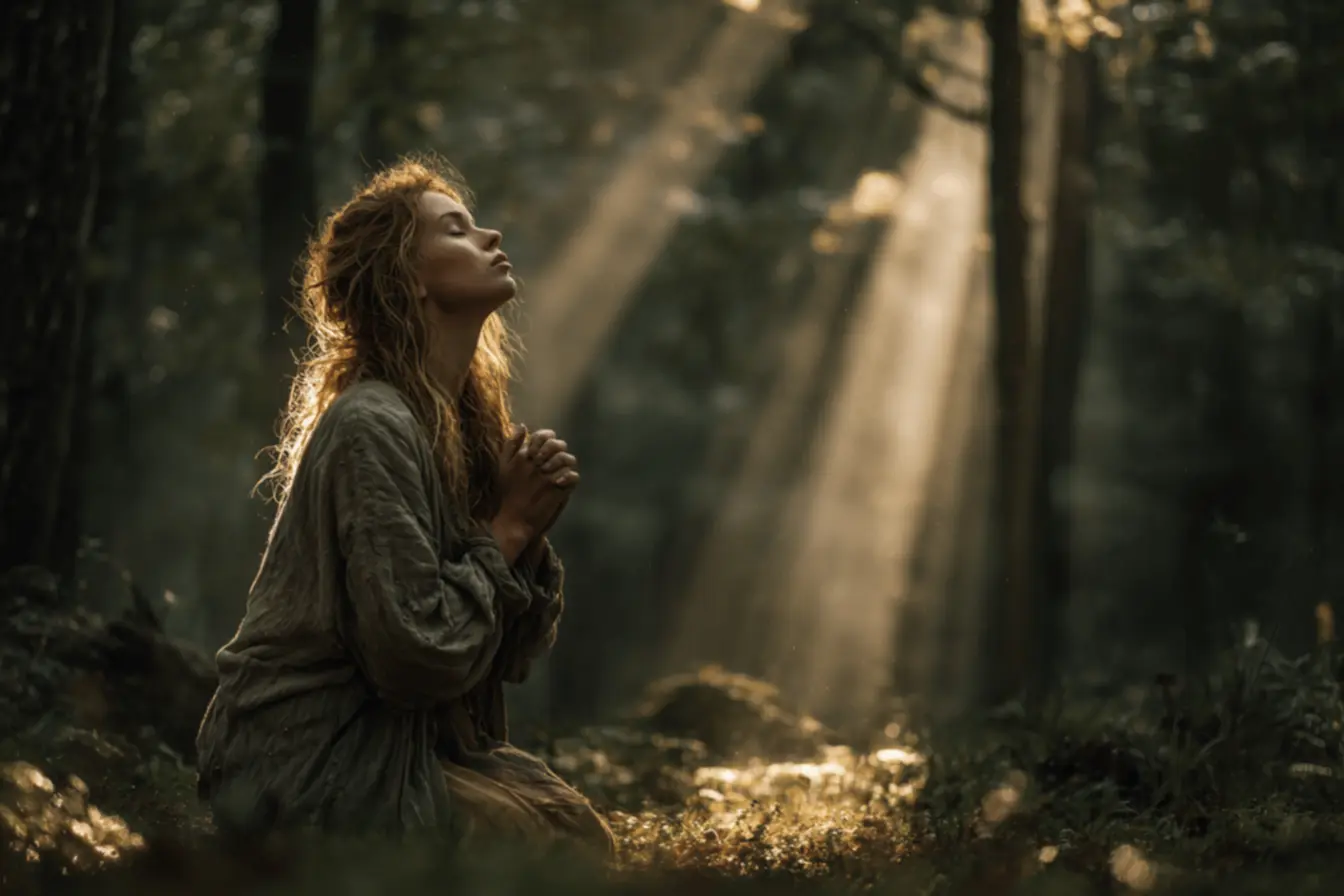 Frutos do amor divino como paz e alegria