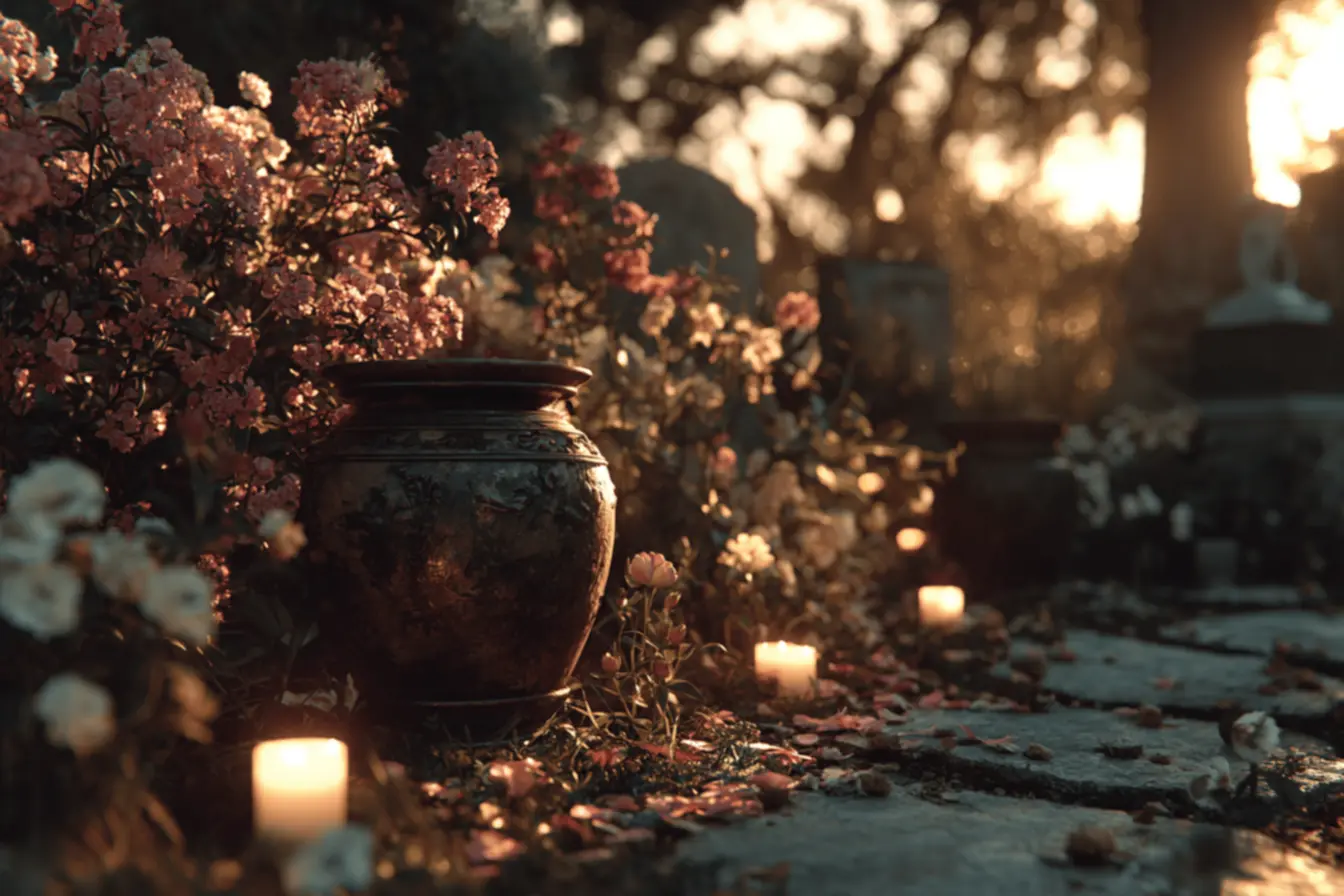 Representação artística da ressurreição, ligando a fé ao que a bíblia diz sobre cremação e o destino final do corpo