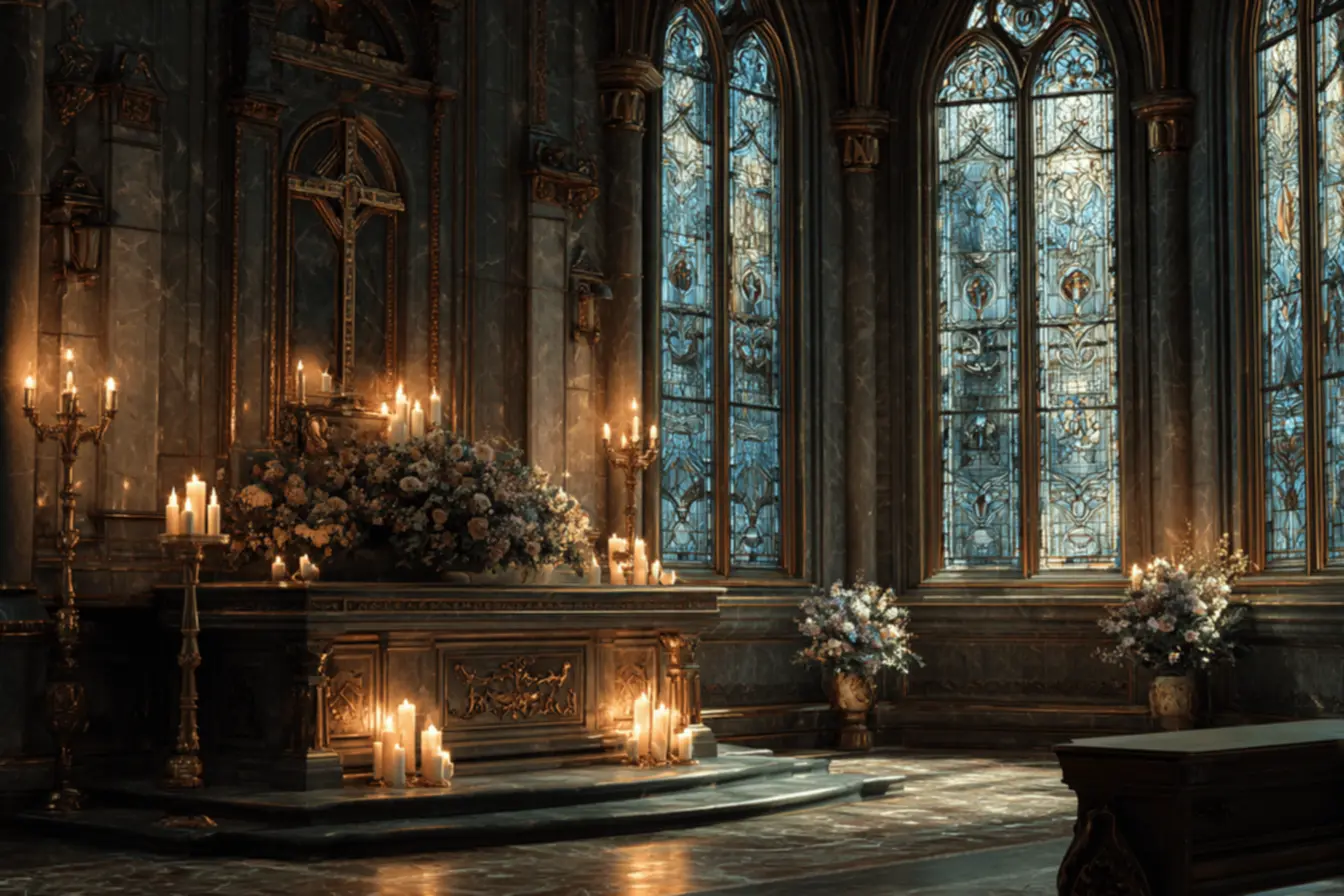 Família orando unida, símbolo de fé e perseverança no casamento. O que a bíblia diz sobre divórcio.