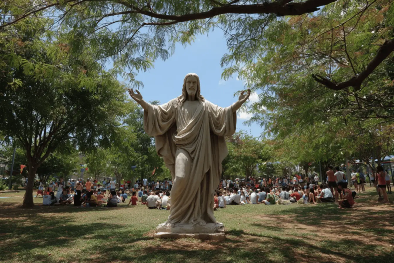 Planejamento de evento religioso em equipe