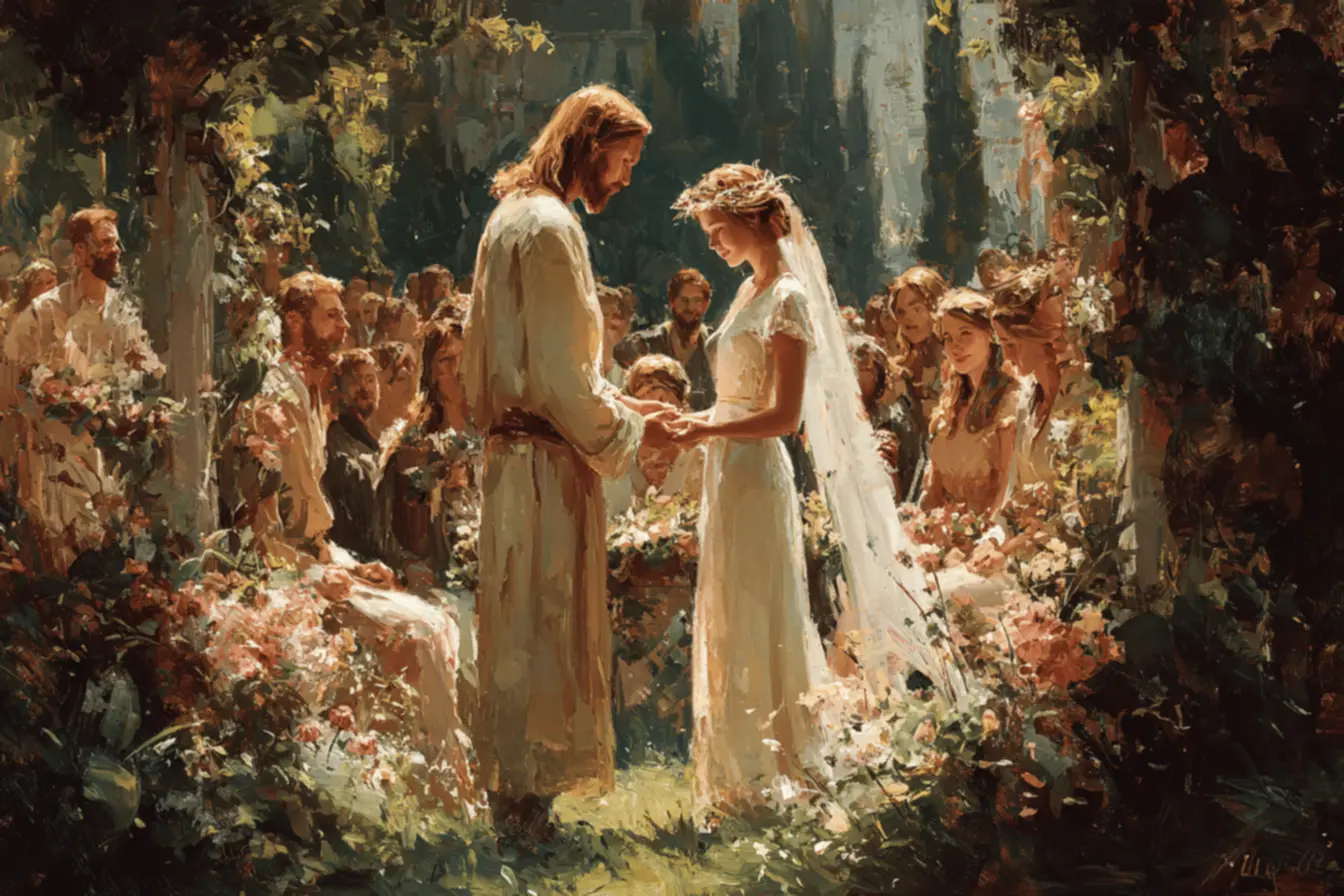 Casal em momento de oração