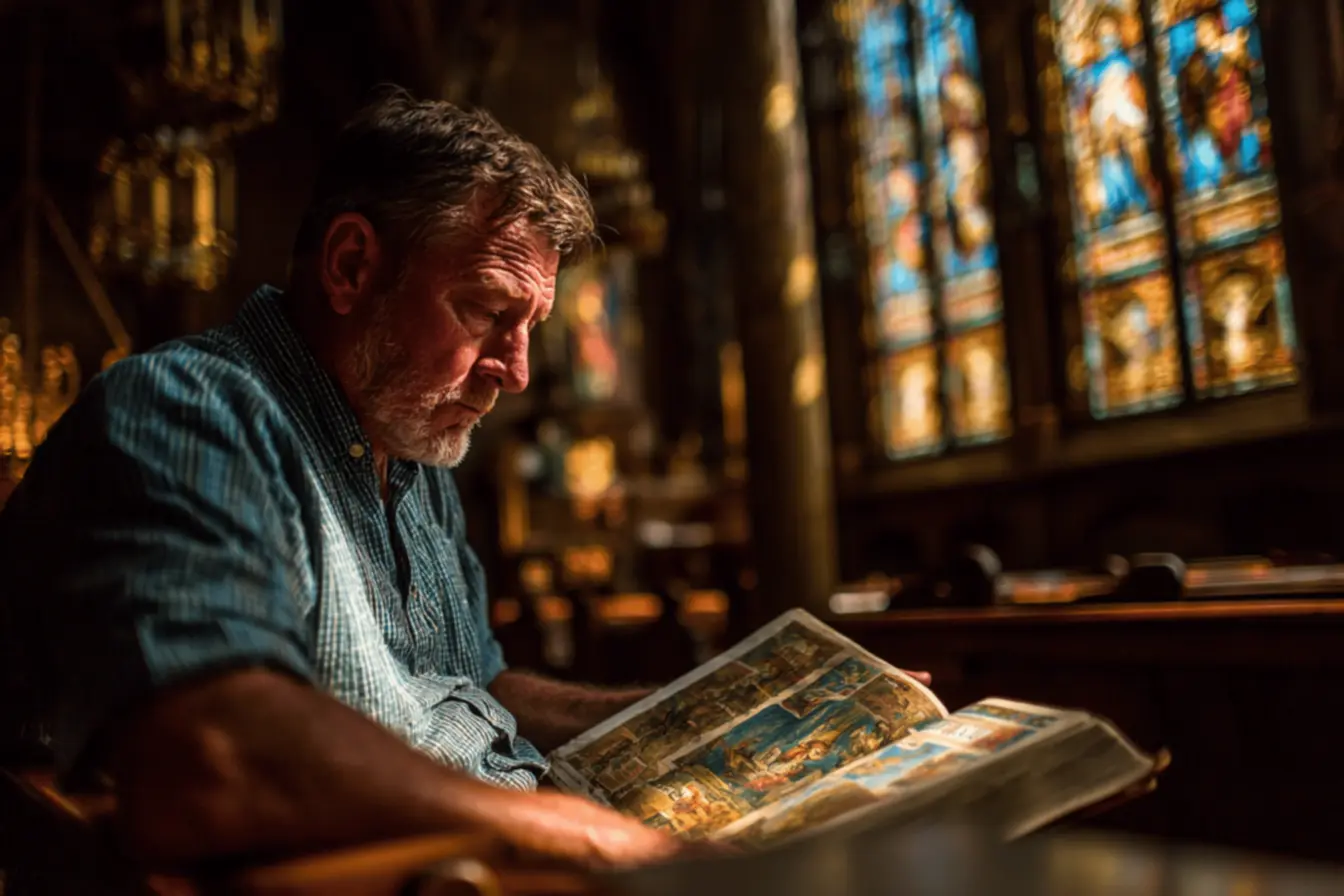 Caminhada espiritual com livros católicos