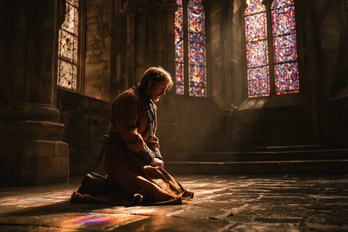 Vista externa de uma igreja antiga