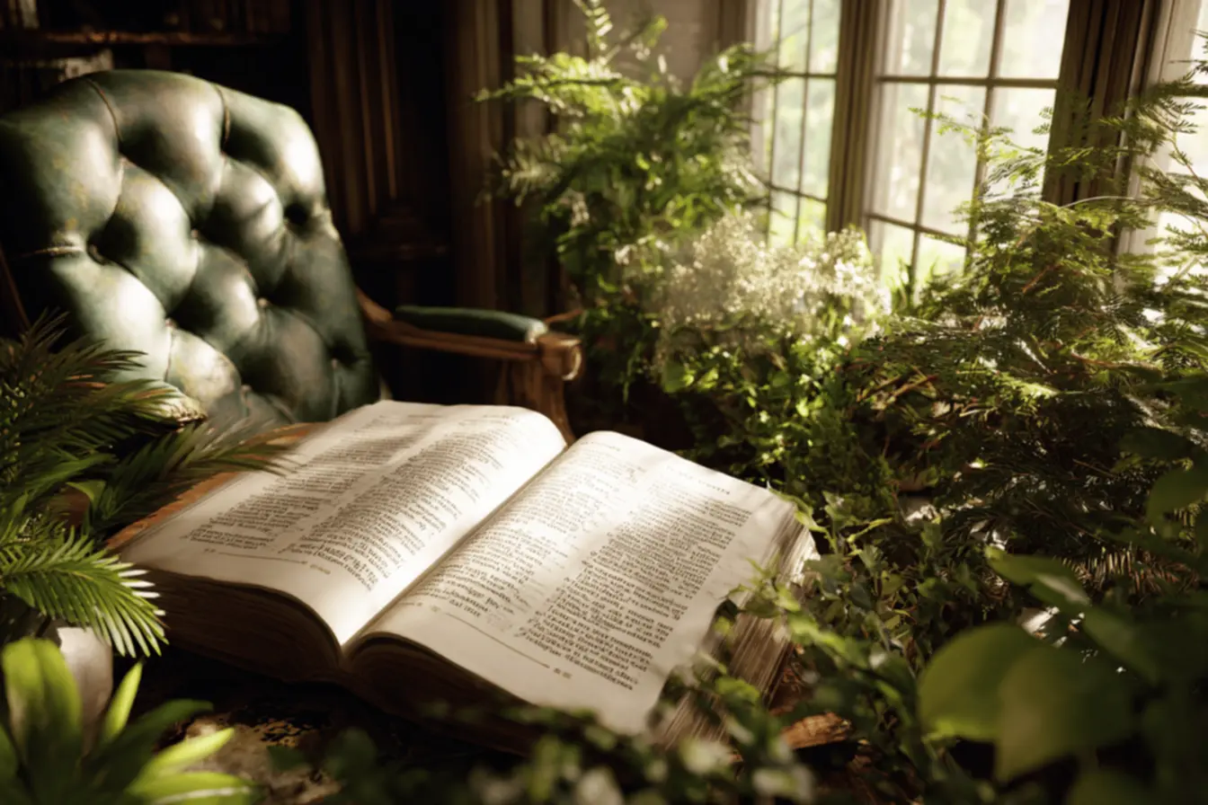 Pessoa rezando durante o estudo do Catecismo da Igreja Católica.