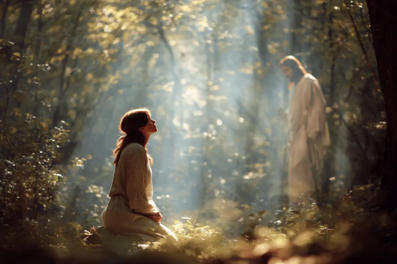 Imagem sobre encontrar paz na oração