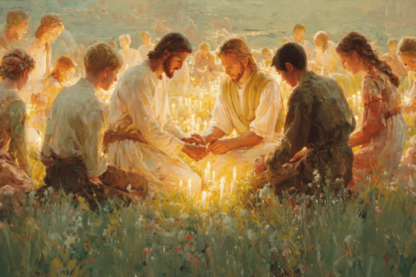 Momento de oração e paz interior