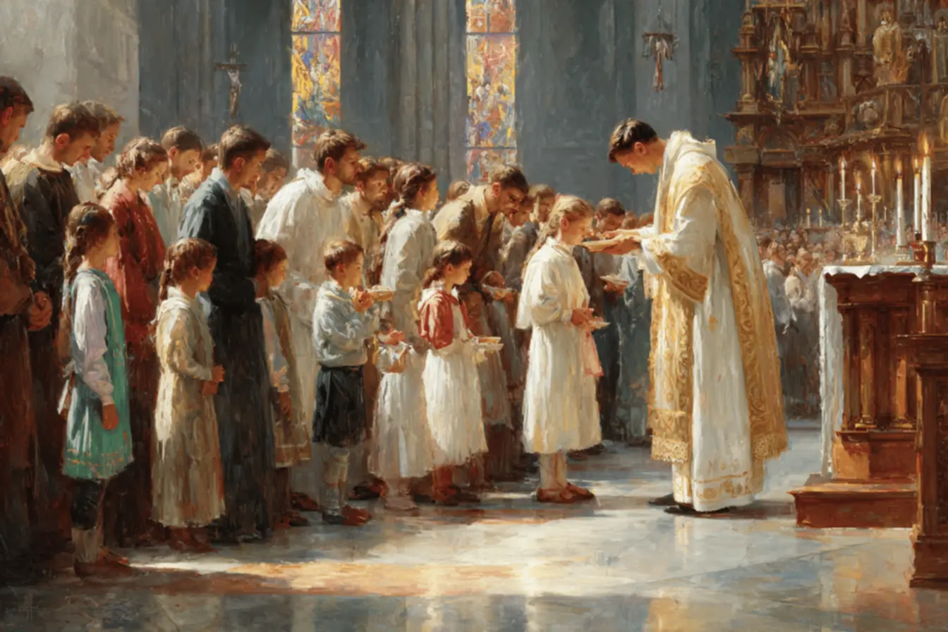 Entenda os requisitos para quem pode comungar na igreja católica.