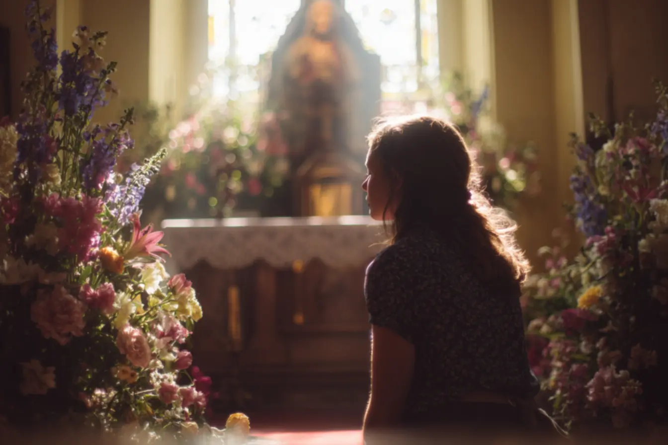 Santa Teresa de Calcutá realizando trabalhos de amor
