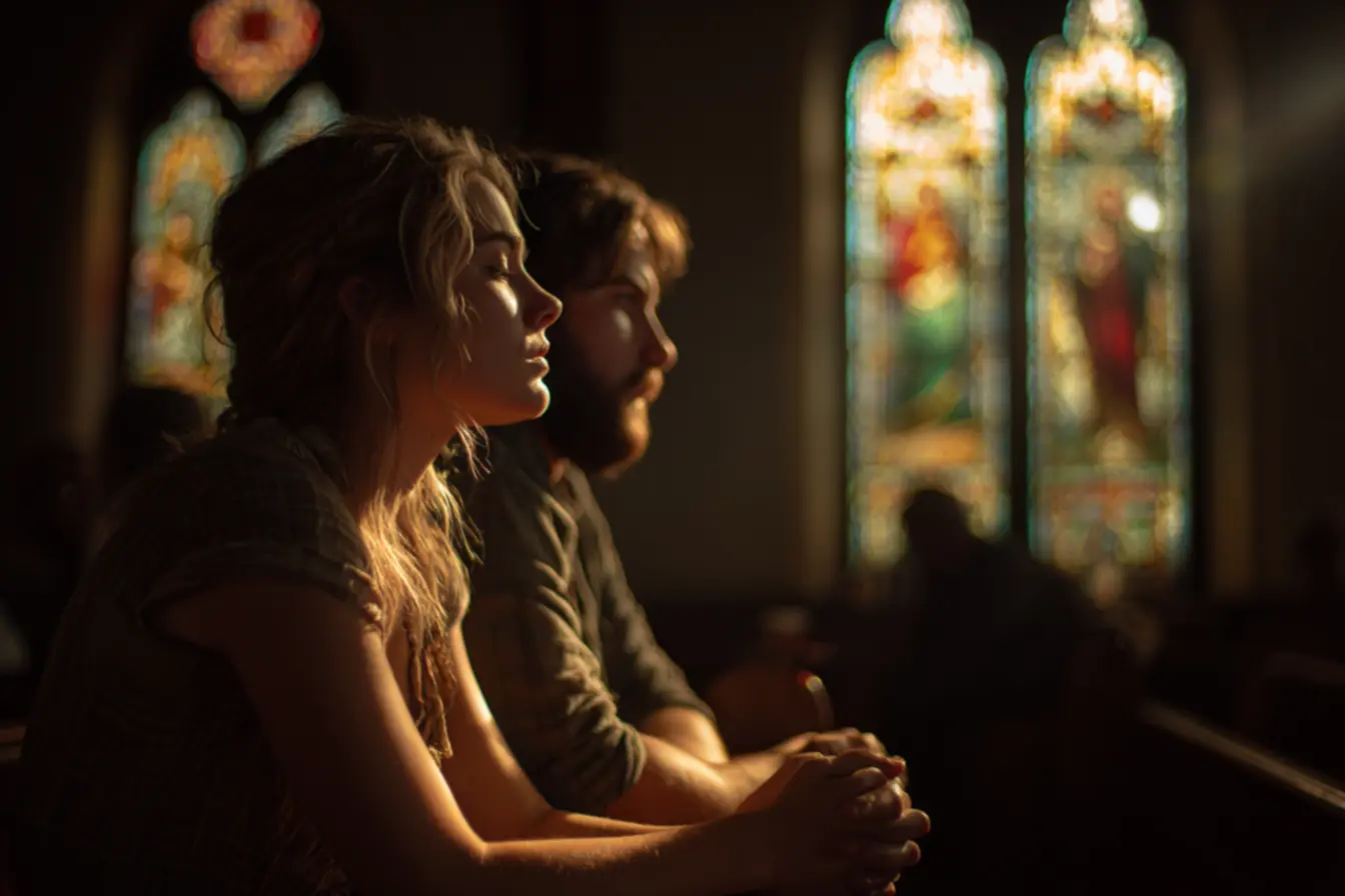 Ilustração sobre o amor entre casais