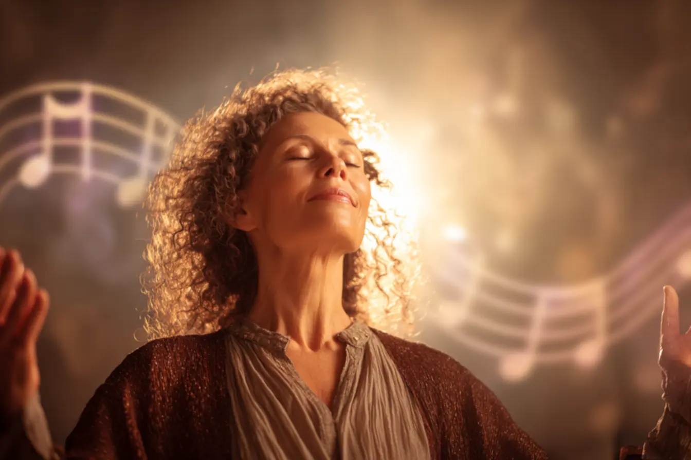 Comunidade unida em louvor