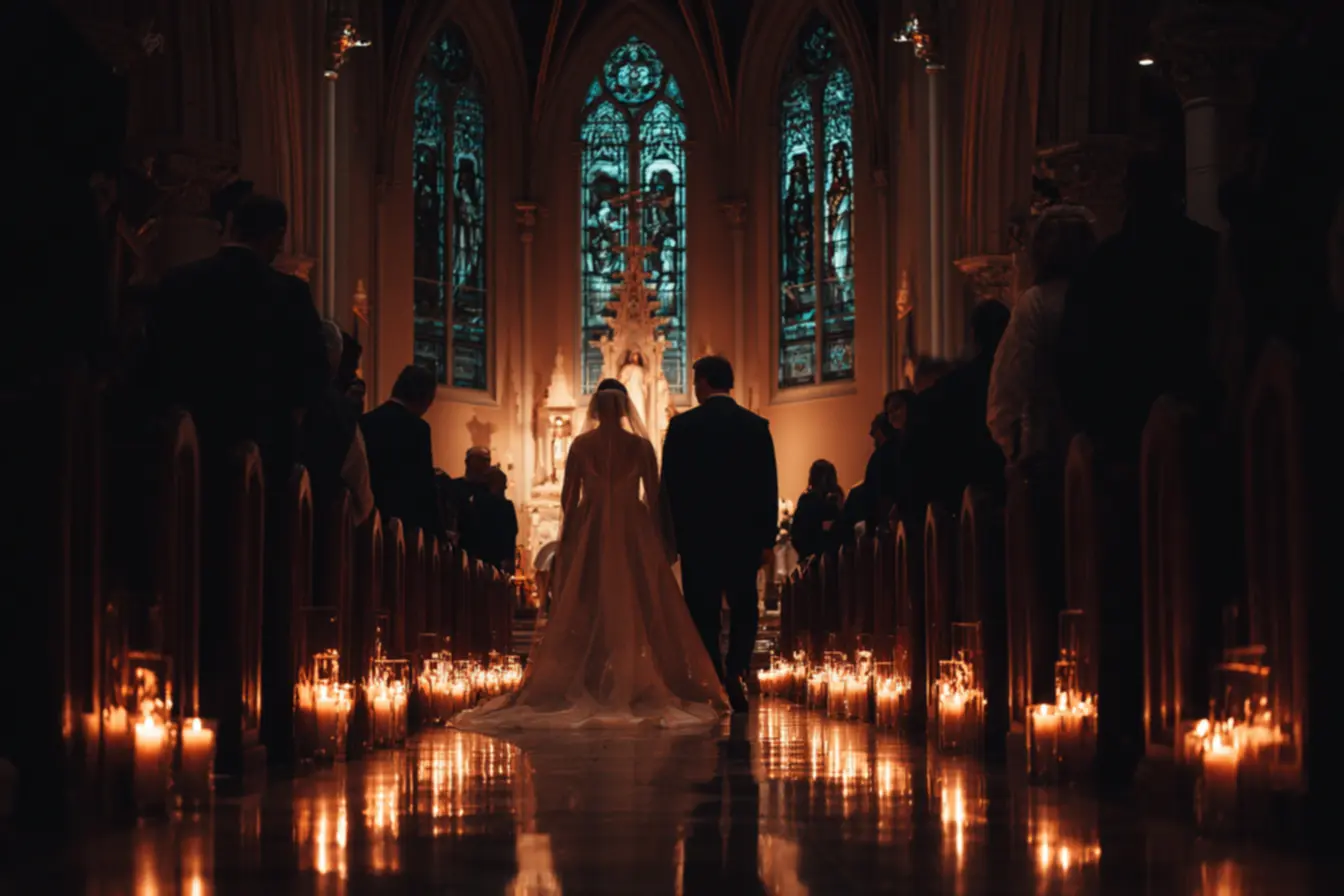 Casal em processo de preparação para casamento