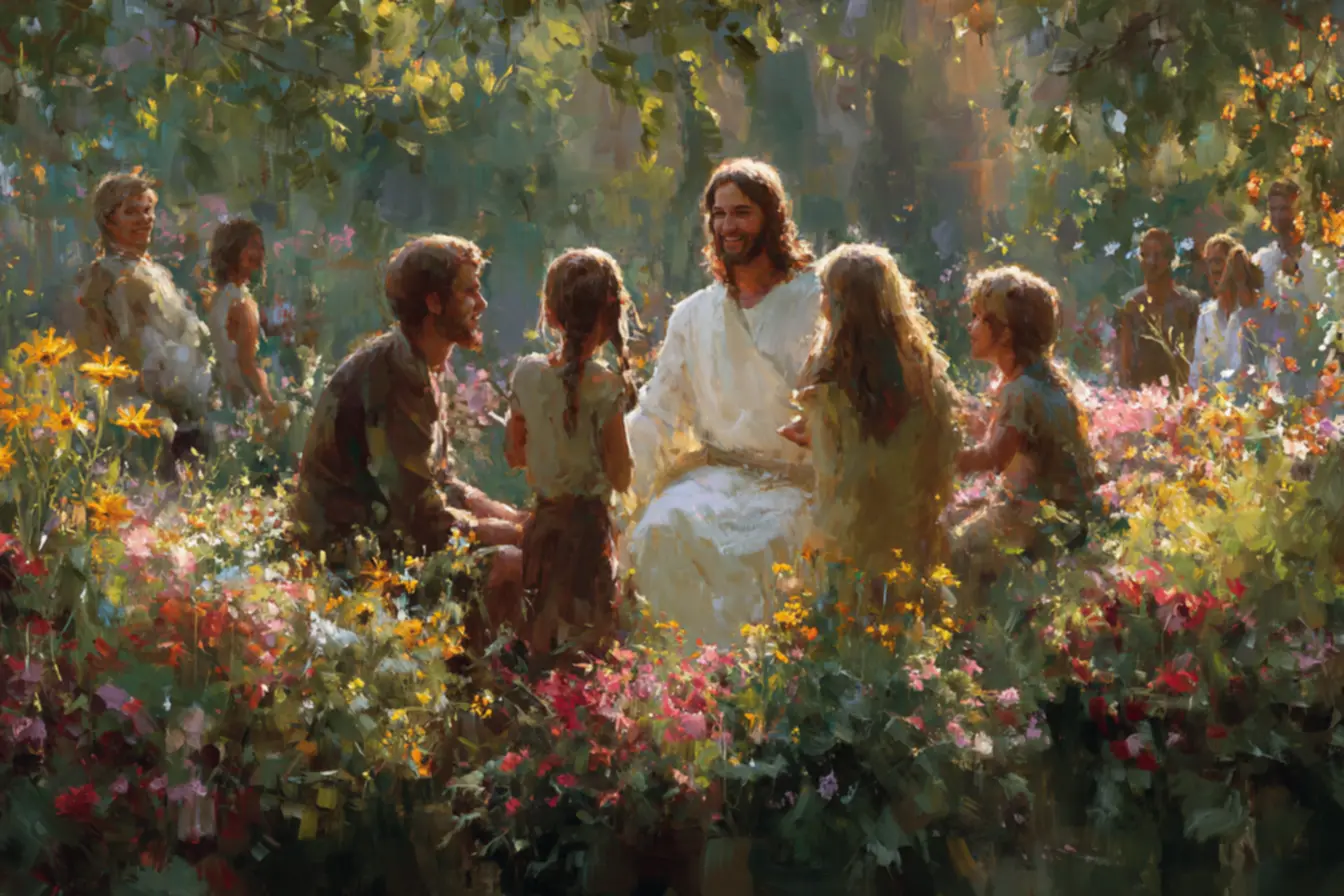 Imagem representando o amor divino na Bíblia