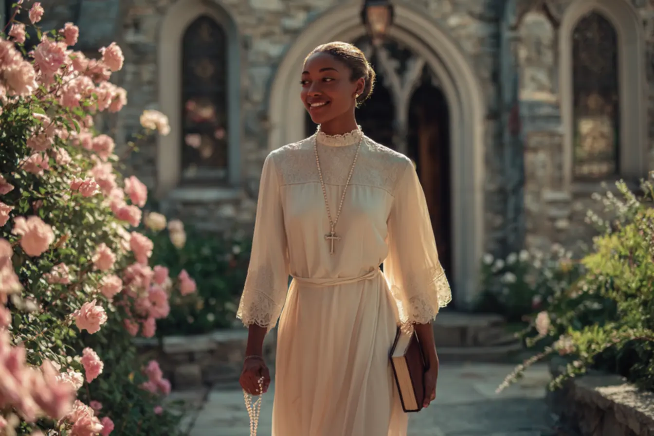 Reflexão sobre moda católica vestidos