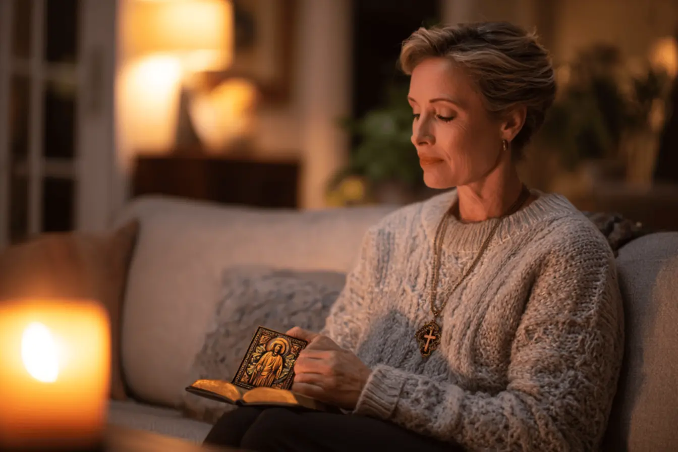 Chaveiro de Santo Antônio com oração