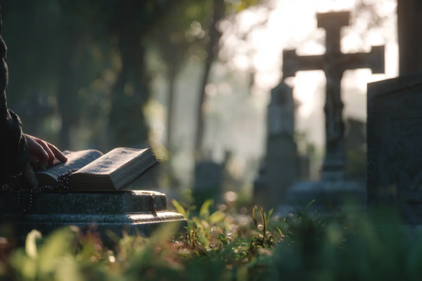 O que a bíblia diz sobre visitar os mortos: oração e intercessão.