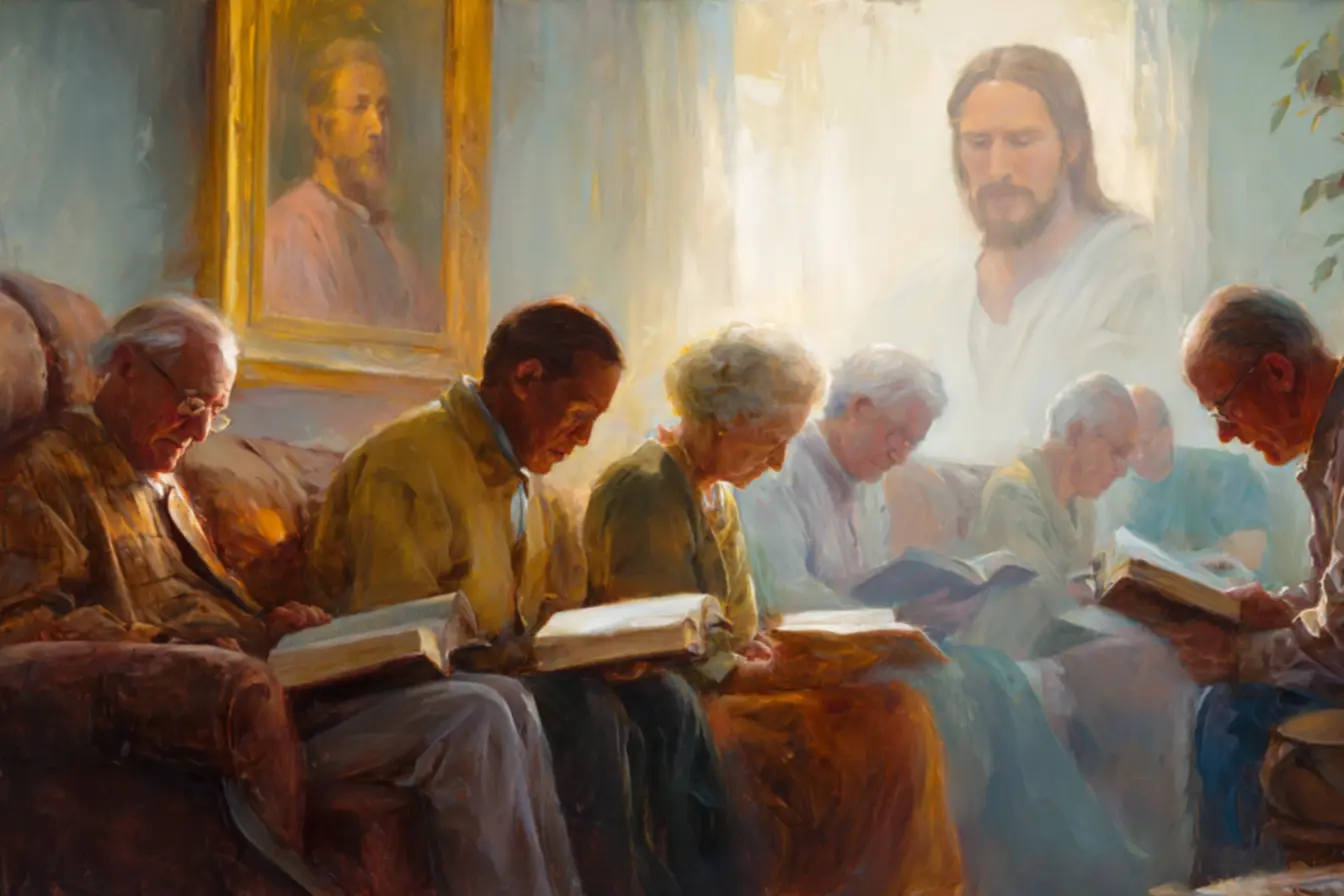 Paz e tranquilidade após a oração