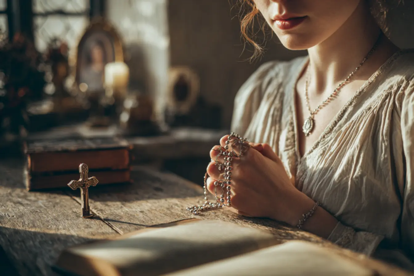 Medalhas e escapulários como acessórios católicos de proteção