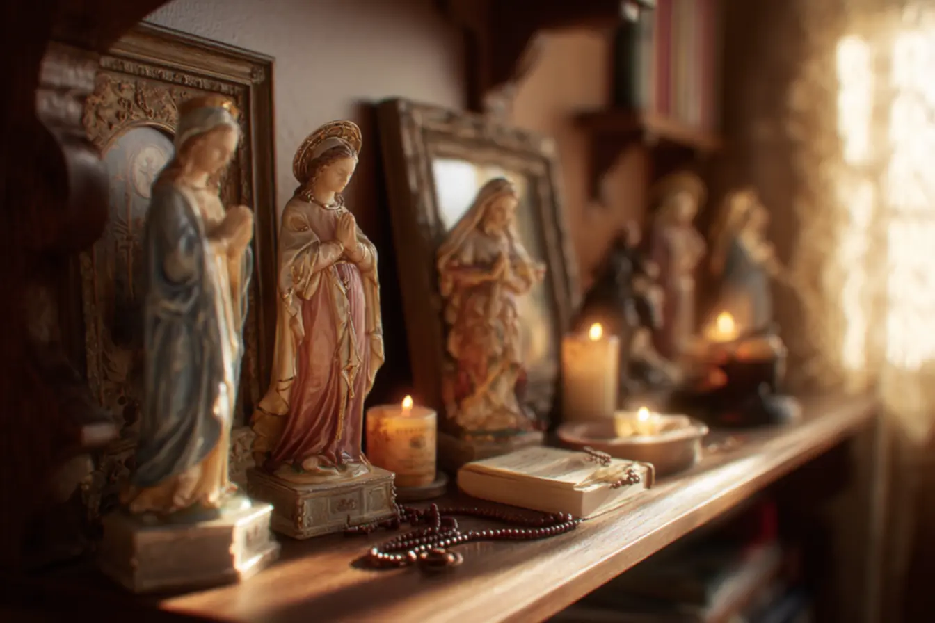 Impacto das imagens de santos católicos na vida de fé