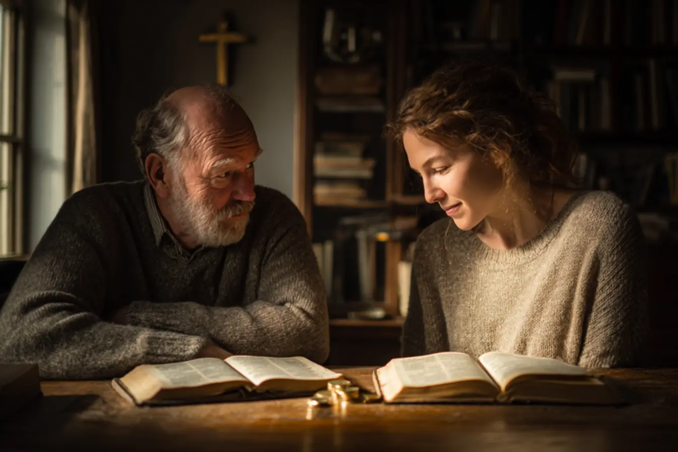 Pessoas compartilhando recursos, ilustrando o que a bíblia diz sobre emprestar dinheiro no Novo Testamento