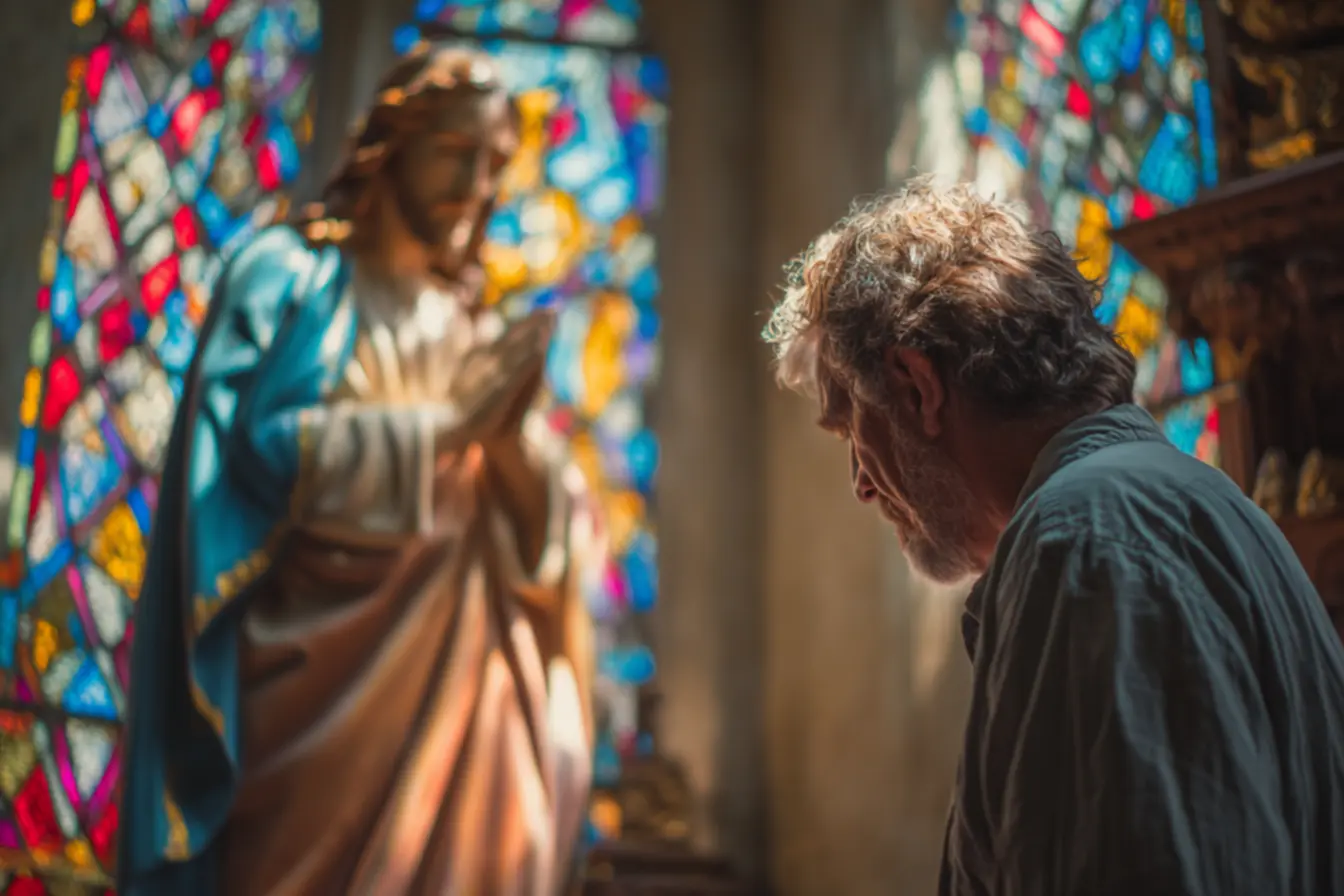 Arte sacra com santos