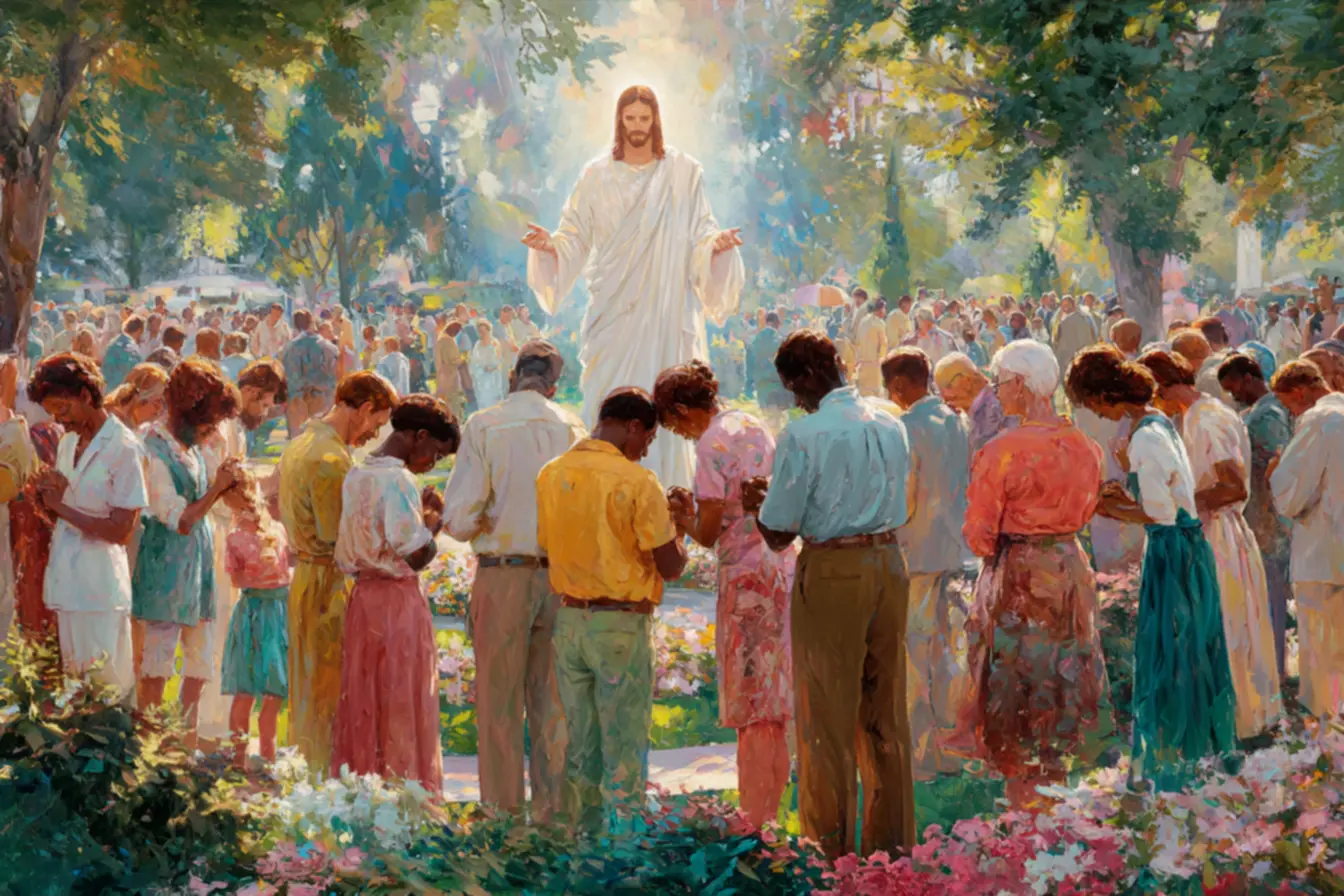 Imagem que mostra a importância da oração na vida financeira