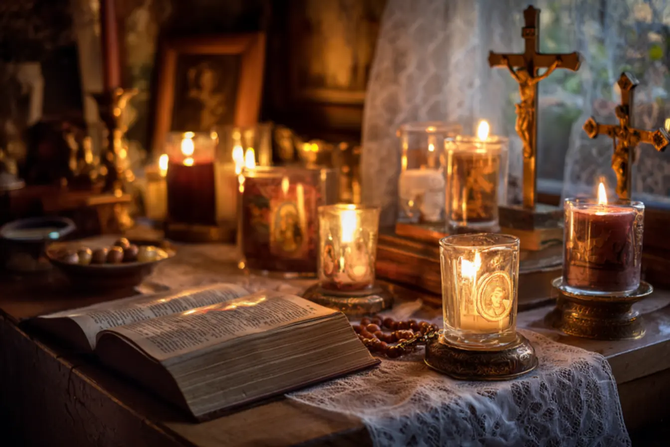 Símbolo das velas católicas e sua luz